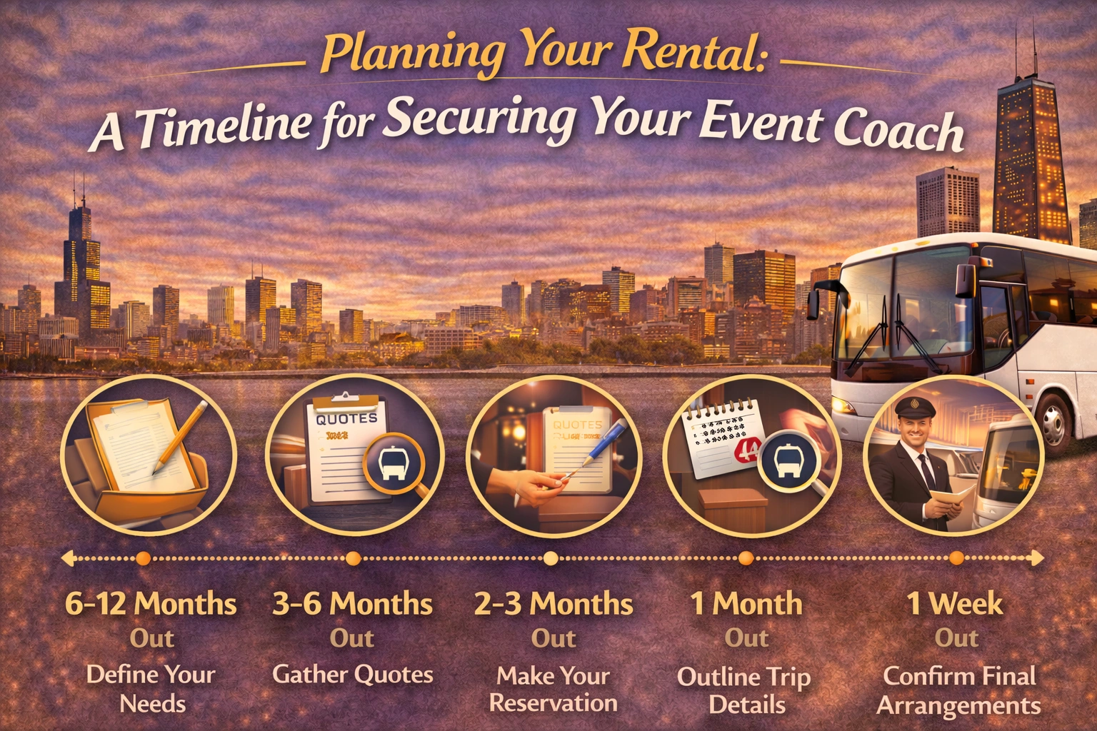 Planning Your Rental: A Timeline for Securing Your Event Coach