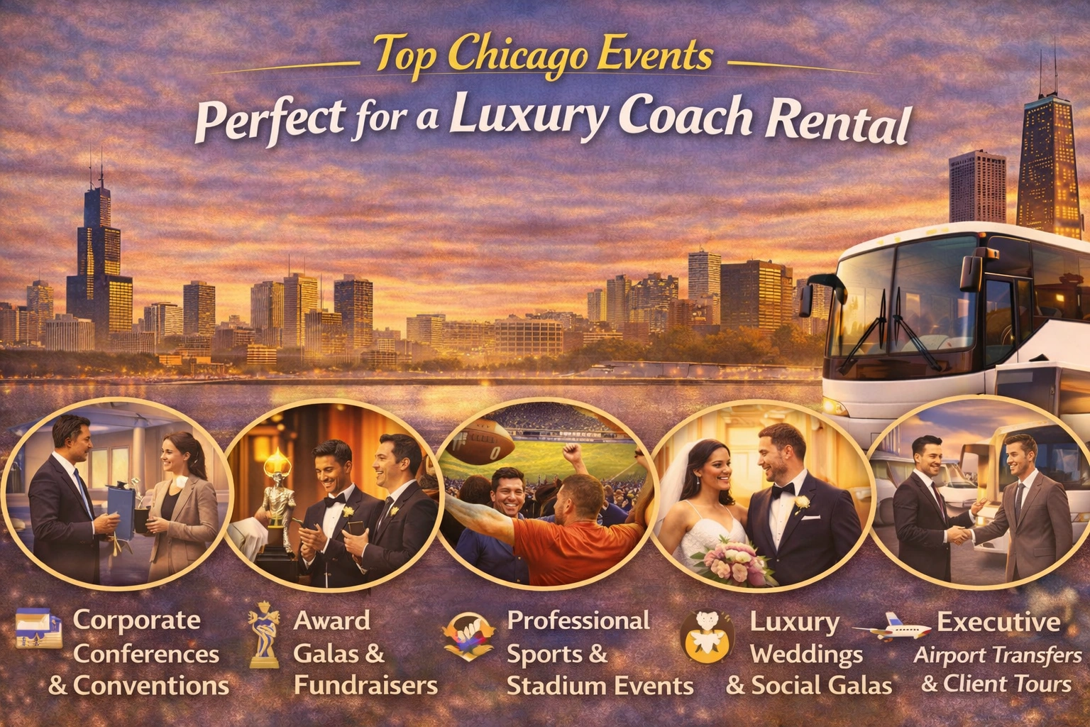 Top Chicago Events Perfect for a Luxury Coach Rental